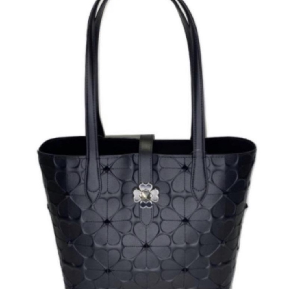 Kate Spade Embossed Kaci  Spade Flower Small Tote